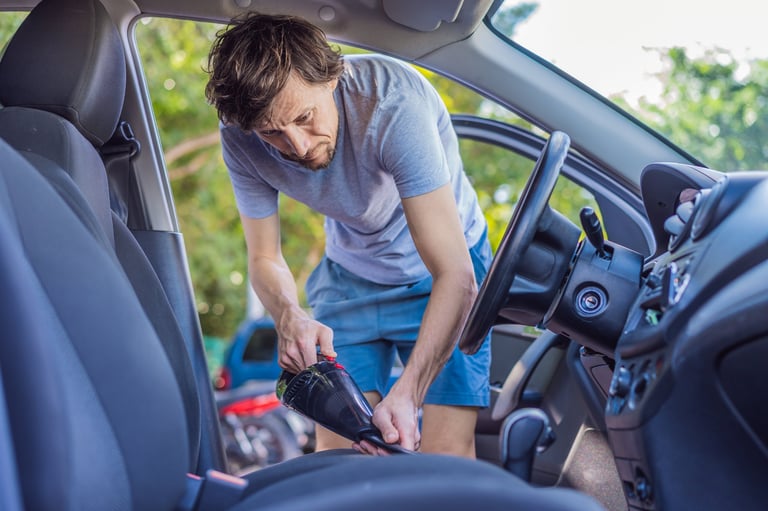 dashboard cleaning interior